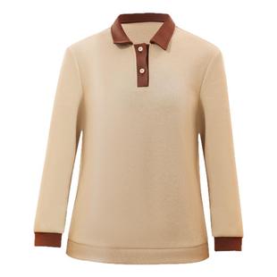 衣研堂客房保洁工作服长袖女冬装宾馆物业小区清洁阿姨POLO衫服装