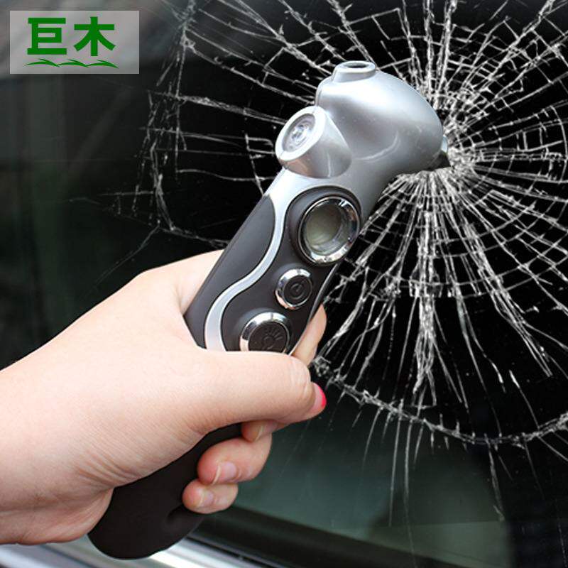 四合一汽车胎压计数表救生显锤LED轮胎气压多功能显示安全高精密