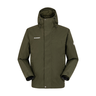 MAMMUT猛犸象Treeline男士户外防风防水保暖连帽羽绒服硬壳冲锋衣