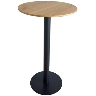 新款稳重小吧台居家休闲固定高黑色酒吧桌吧台桌网红酒会高脚圆桌