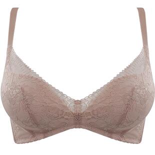 贝佳人婴儿棉女厚杯法式小胸聚拢内衣显大收副乳调整型无钢圈文胸