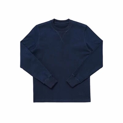 长袖T恤复刻RRL美式重磅修身咔叽