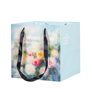 520花束包装diy材料包送老公男友生日惊喜创意手提袋鲜花礼物盒