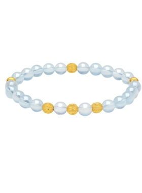 周六福水晶手串女S925银手链手饰高级感小众百搭送女友圣诞礼物