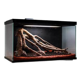 天然黄梨枝一体骨架小鱼缸造景木头全套生态景观山洞装饰成品套装