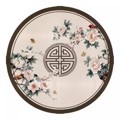 宝丽彩中式圆桌桌垫双层厂家直销