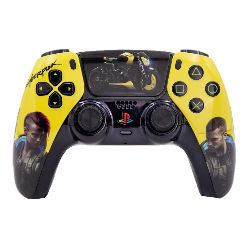 PS5手柄tmr电磁摇杆赛博朋克2077主题游戏ds5二手原装DIY改装手柄