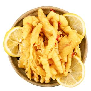 海洋演义酸辣无骨鸡爪即食鸡脚网红零食1KG/罐