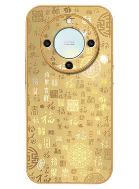 2026金色百福图适用荣耀x60pro手机壳新品高级感x70/x50网红爆款手机壳magic8/7/6pro好看的外壳防摔保护套女