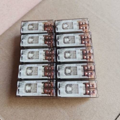 议价原装SCHRACK泰科 RX424024C 两组继电器8脚/8A/24V 替代RT424