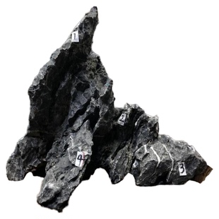 酸洗青龙石小米鱼缸造景装饰摆件天然造景石装饰材料水族馆天然石