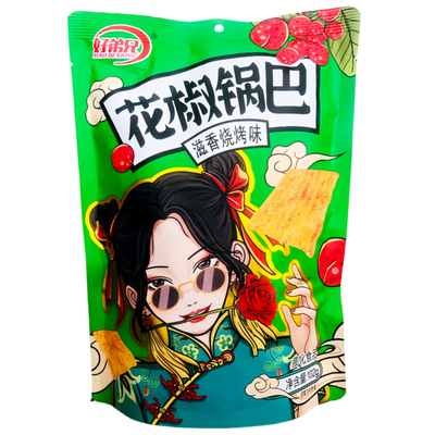 好弟兄花椒锅巴102g大包袋装