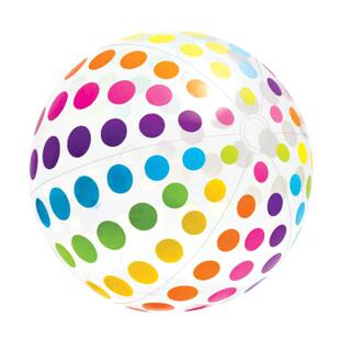 INTEX大人充气球户外戏水沙滩球儿童早教益智亲子玩具球游泳手球