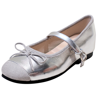 静哥加宽大码女鞋内增高玛丽珍平底鞋欧若风法式浅口芭蕾舞P51059