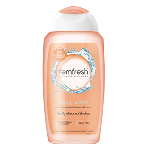 英国femfresh芳芯洗护私处洗护液私密清洁日常洗护男女通用250ml