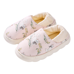 【加厚软底】月子鞋孕妇包跟软底防滑3月份4夏季产后厚底春秋棉鞋