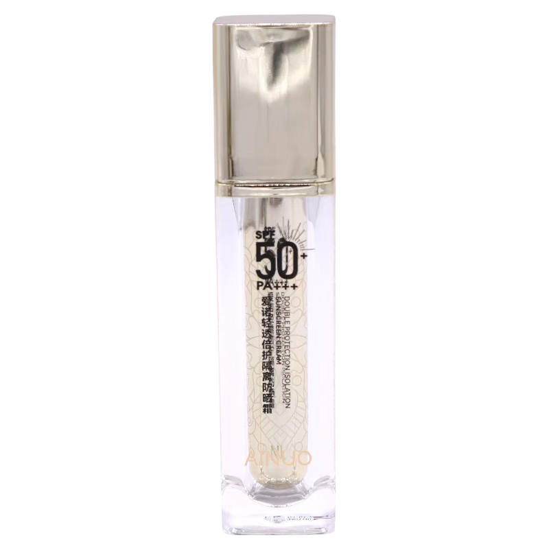 爱诺防晒霜SPF50轻透倍护隔离乳液清爽防水防汗美白嫩肤防紫外线