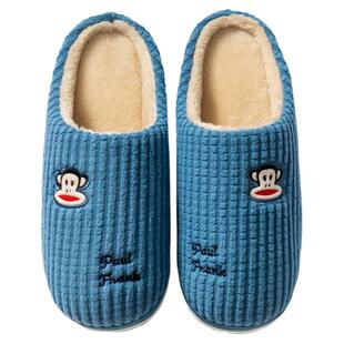 大嘴猴棉拖鞋女室内家居秋冬男士拖鞋厚底毛毛绒保暖情侣2025拖鞋