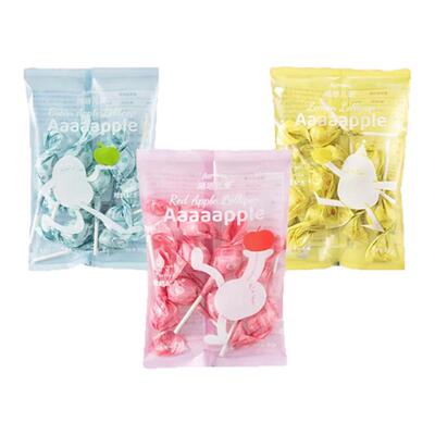 Aaaaapple不伤牙0蔗糖多口味棒棒糖水果口味糖果健康零食80g/袋