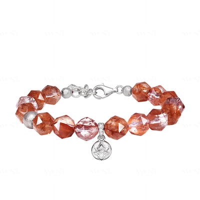 AWNL瑞典M陨石星月坠火手链