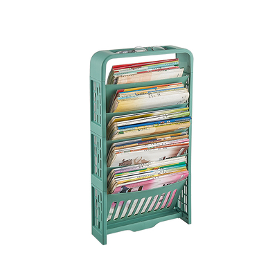 可移动教室桌边书架学生课桌收纳神器书桌旁侧边带轮书本收纳架