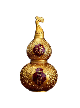 精美16cm福禄铜葫芦摆件乔迁礼物