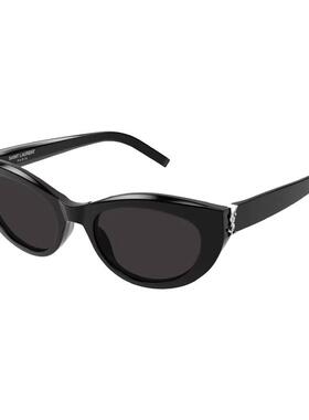 圣罗兰猫眼明星同款复古墨镜