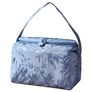 春泥青萝手工加厚茶杯茶具布袋杯袋壶袋茶壶收纳旅行一壶两杯布包