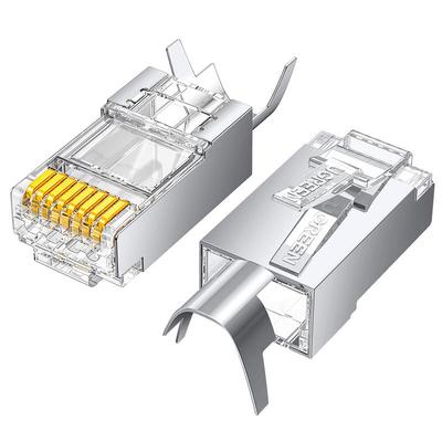 国际认证！绿联超六类屏蔽水晶头