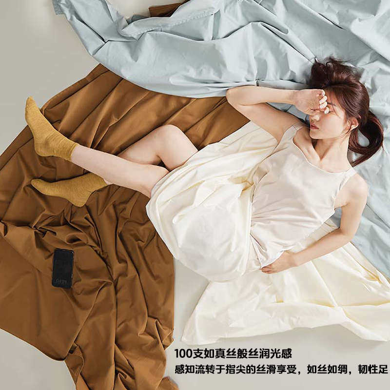 秋冬天磨毛床单单件纯棉100全棉学生宿舍单人加厚四季通用被单2