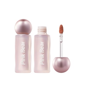 pinkbear皮可熊贴贴唇泥唇釉口红不易掉色裸色学生女k09礼物女w