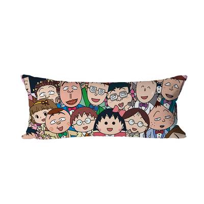 樱桃小丸子抱枕靠垫夹腿长条枕