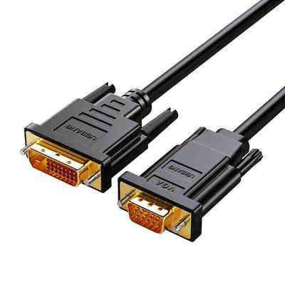 电脑主机独立显卡vga转VGA屏幕