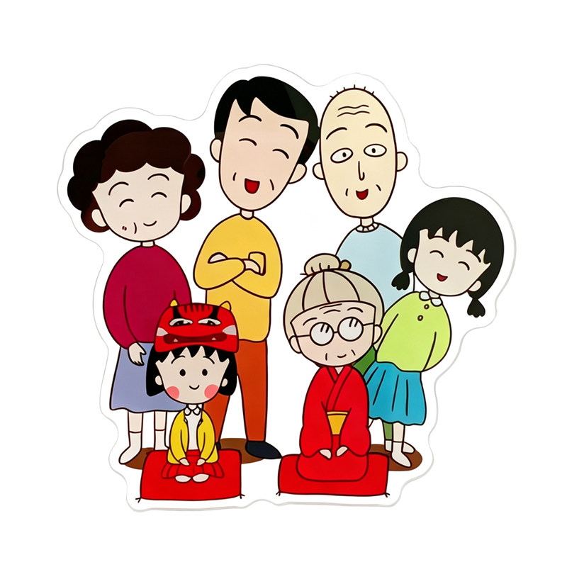 樱桃小丸子早期大号亚克力冰箱贴