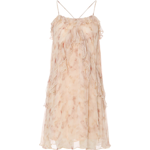 sincethen碎花连衣裙法式吊带裙度假穿搭高级感短裙小裙子女夏季