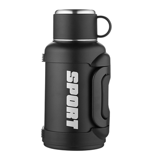 琪虎316不锈钢大容量全钢保温壶户外车载大号保温杯保冷泡茶壶