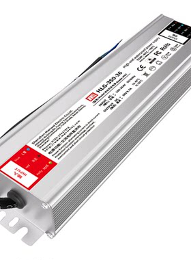 明伟HLG防水开关电源24V室户外驱动电源适配变压器220转12V36V48V