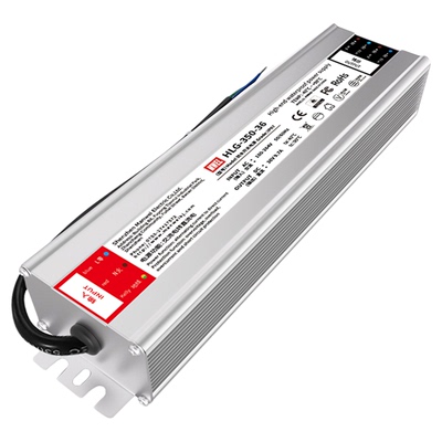 明伟HLG防水开关电源24V室户外驱动电源适配变压器220转12V36V48V