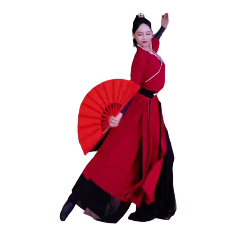 雪龙吟舞蹈服中国风新款中式演出