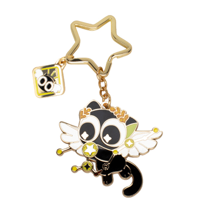 罗小黑战记12星座金属钥匙扣盲盒