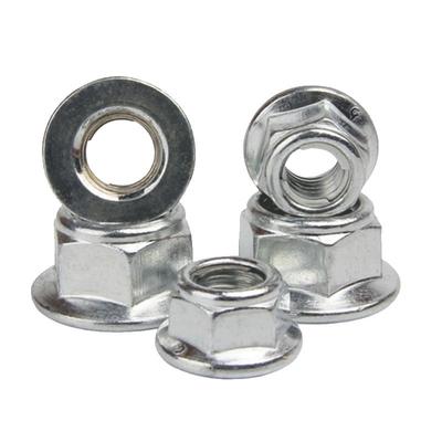 六角法兰金属锁紧304蓬发螺母