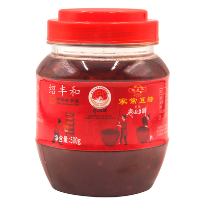 绍丰和手工500g家常豆瓣郫县