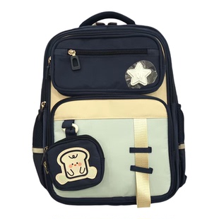 星新小七护脊黑科技书包大容量防水双肩包二三四五年级男女同款包