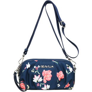 诗蔚女包2025新款斜挎包女百搭尼龙防水精致手提包日常小包手机包