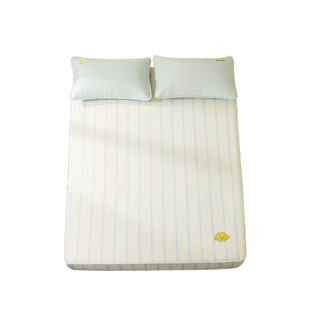 【断码-60】儿童冰丝凉席三件套床笠款空调软冰席夏季凉感席子