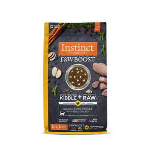 现货㊣百利Instinct Raw Boost生鲜无谷鸡肉天然全猫粮10磅