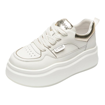 森马厚底小白鞋女板鞋