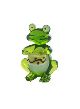 手工桌面乐器蛙玻璃青蛙礼物