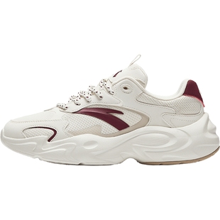 安踏行风丨复古撞色休闲鞋女冬季百搭潮流运动鞋厚底增高时尚鞋子