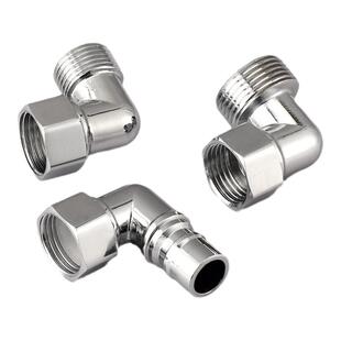 全铜弯头接头4分活接头内外丝转6分转接头水管内丝直角90度弯头